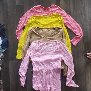 Lot of 5 Long Sleeved T-Shirts